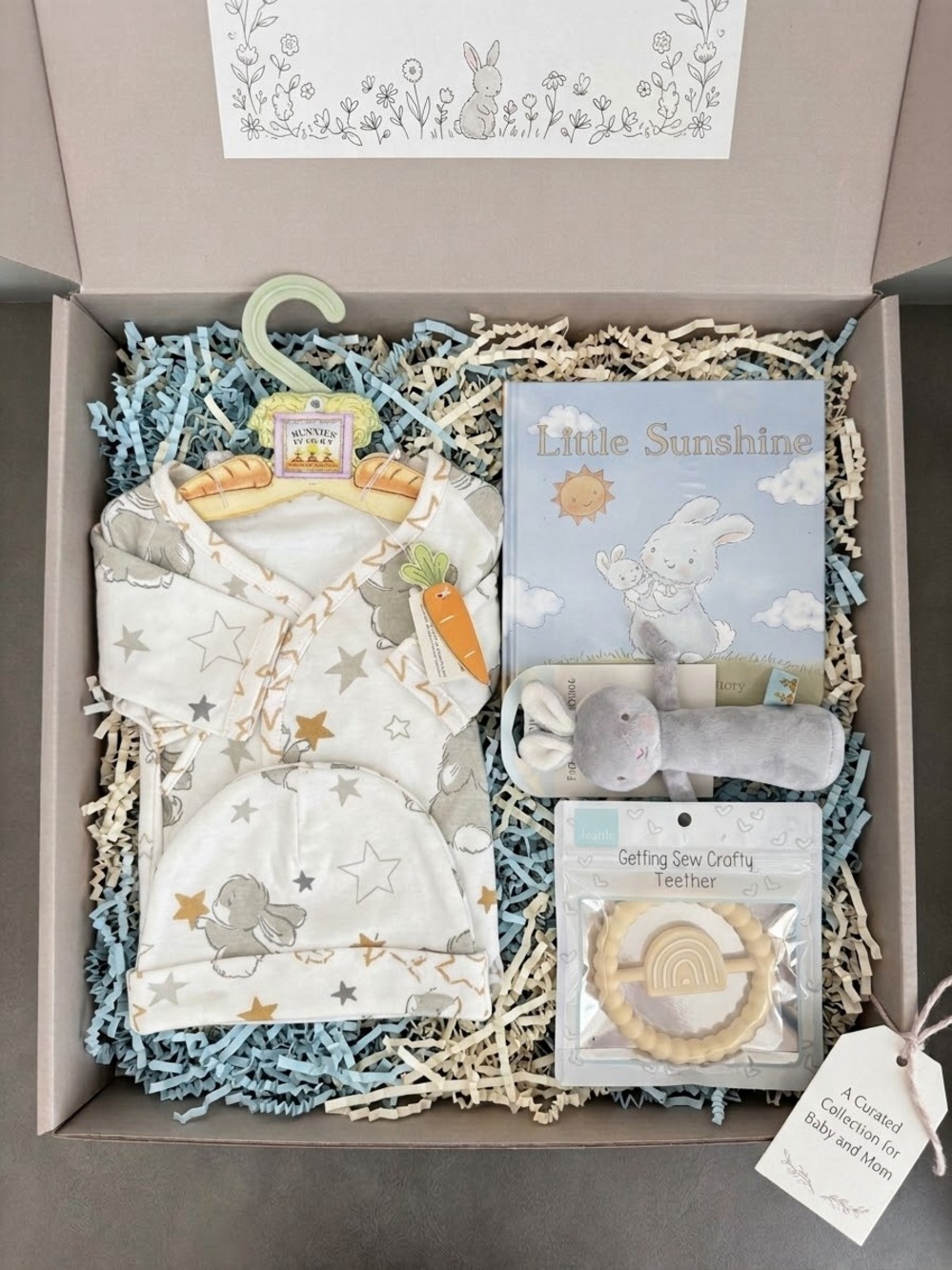NIB Luxury MOM & BABY Curated Gift Box Set - Newborn & Expectant Moms